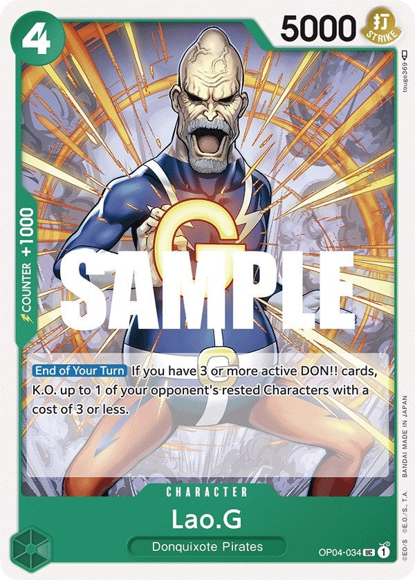 Image for Lao.G (OP04-034) - One Piece Card Game