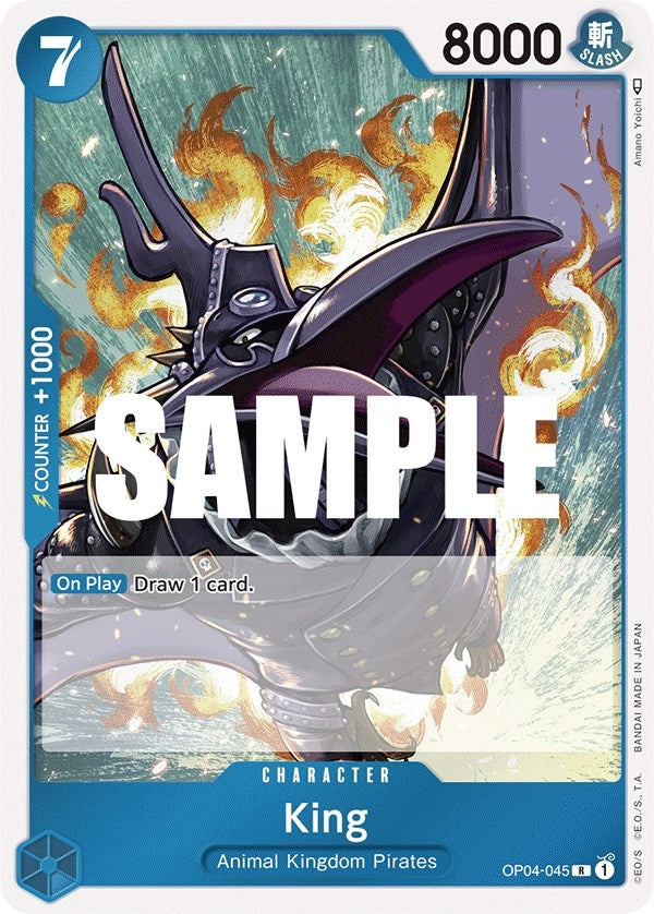 Image for King (OP04-045) - One Piece Card Game