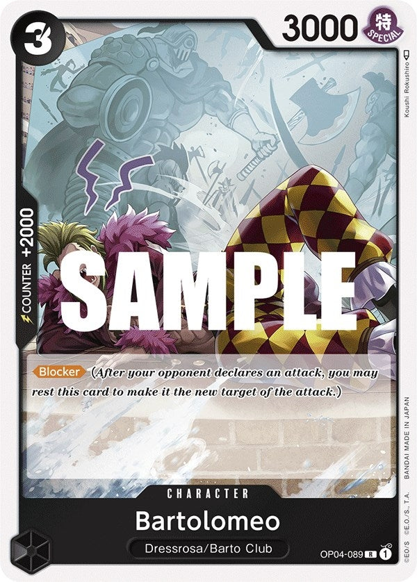 Image for Bartolomeo (OP04-089) - One Piece Card Game
