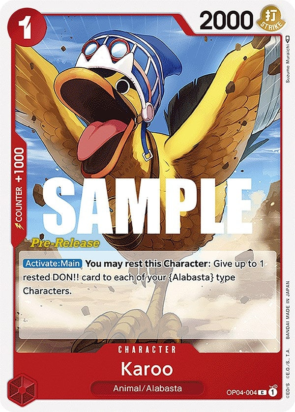 Image for Karoo (OP04-004) - One Piece Card Game