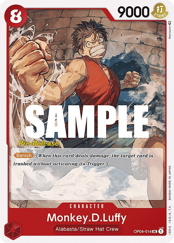 Image for Monkey.D.Luffy (OP04-014) - One Piece Card Game
