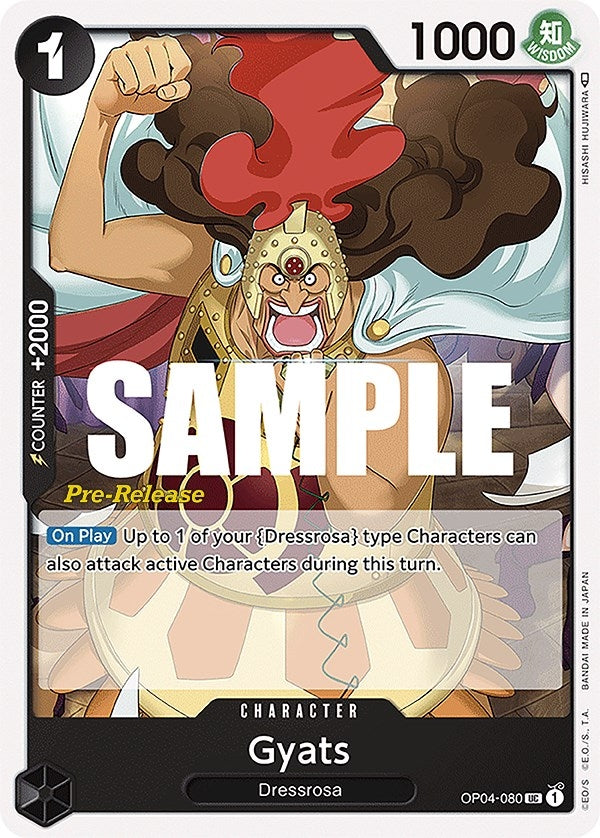 Image for Gyats (OP04-080) - One Piece Card Game