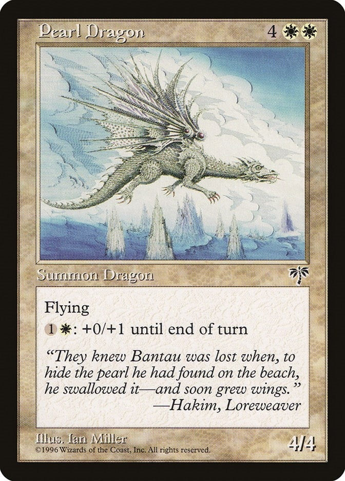 Image for Pearl Dragon - Magic: The Gathering