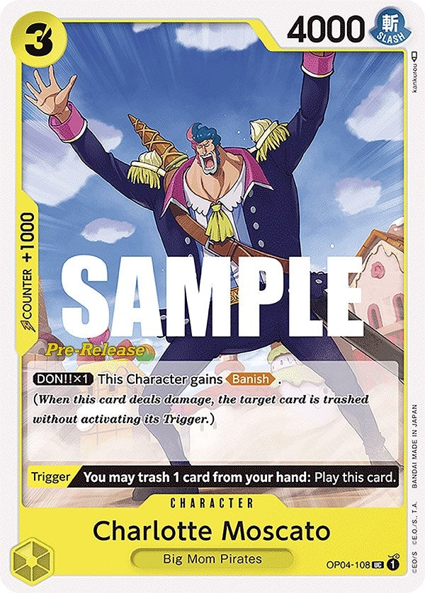 Image for Charlotte Moscato (OP04-108) - One Piece Card Game