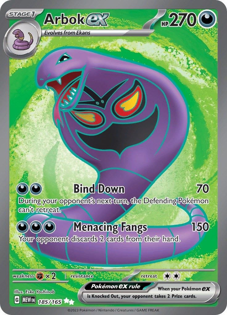 Arbok ex (185/165)