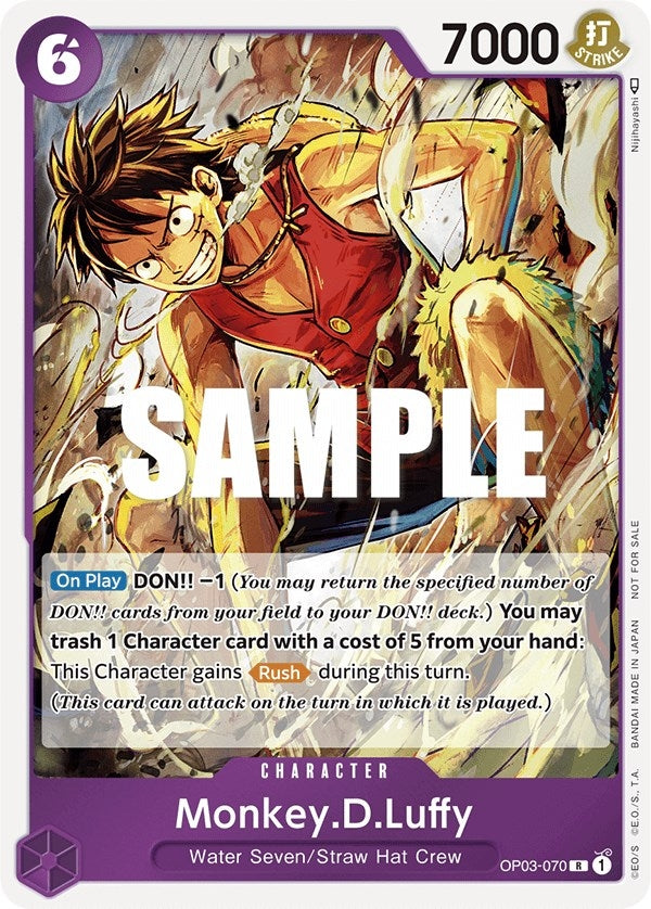 Image for Monkey.D.Luffy (Dash Pack) (OP03-070) - One Piece Card Game
