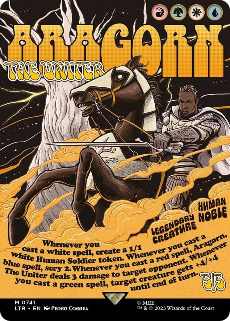 Aragorn, the Uniter (Borderless Poster) (741)