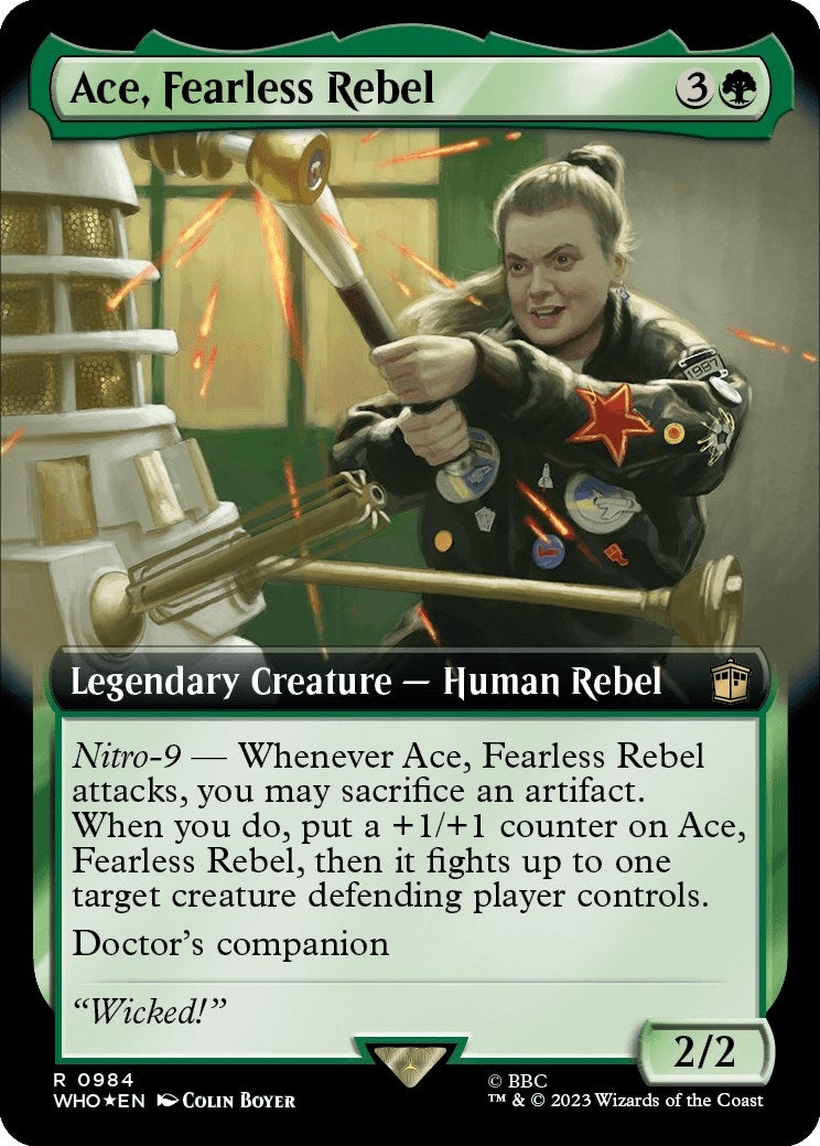 Ace, Fearless Rebel (Extended Art) (Surge Foil) (984)