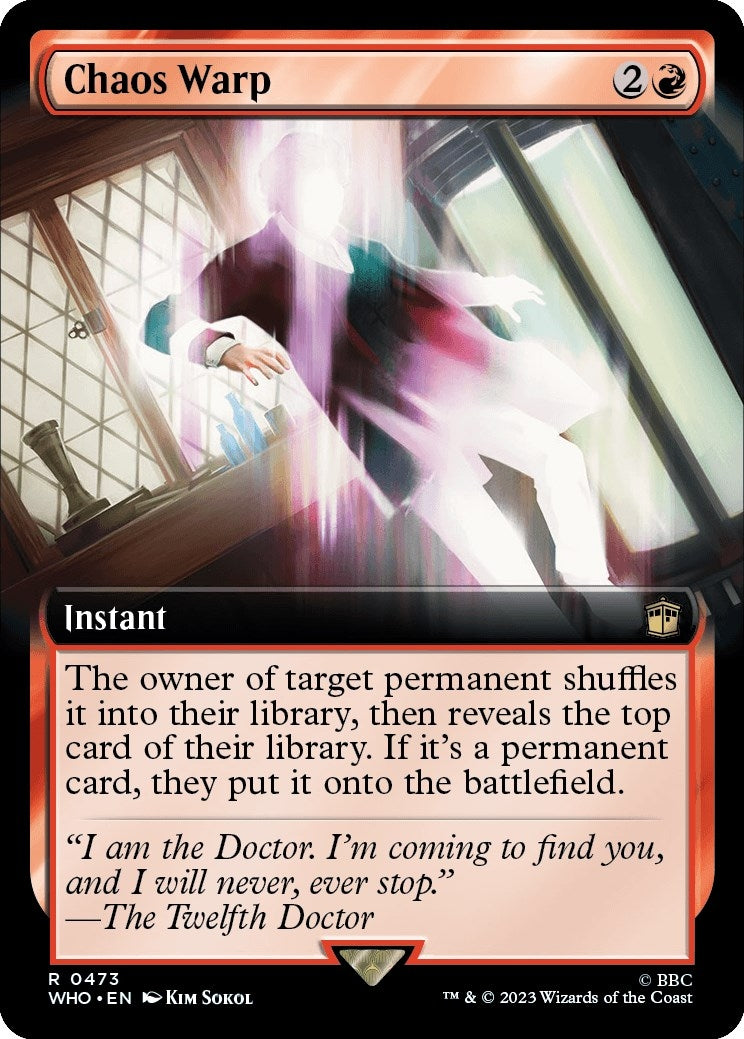Image for Chaos Warp (Extended Art) (473) - Magic: The Gathering