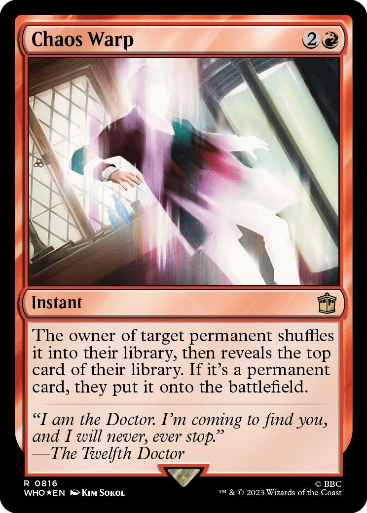 Image for Chaos Warp (Surge Foil) (816) - Magic: The Gathering
