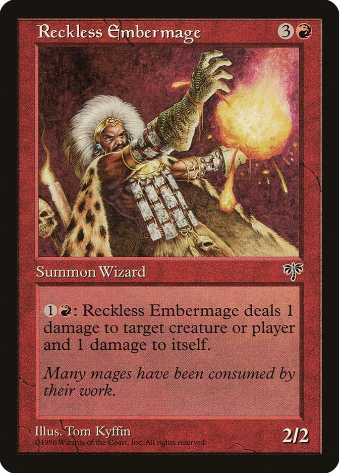 Image for Reckless Embermage - Magic: The Gathering