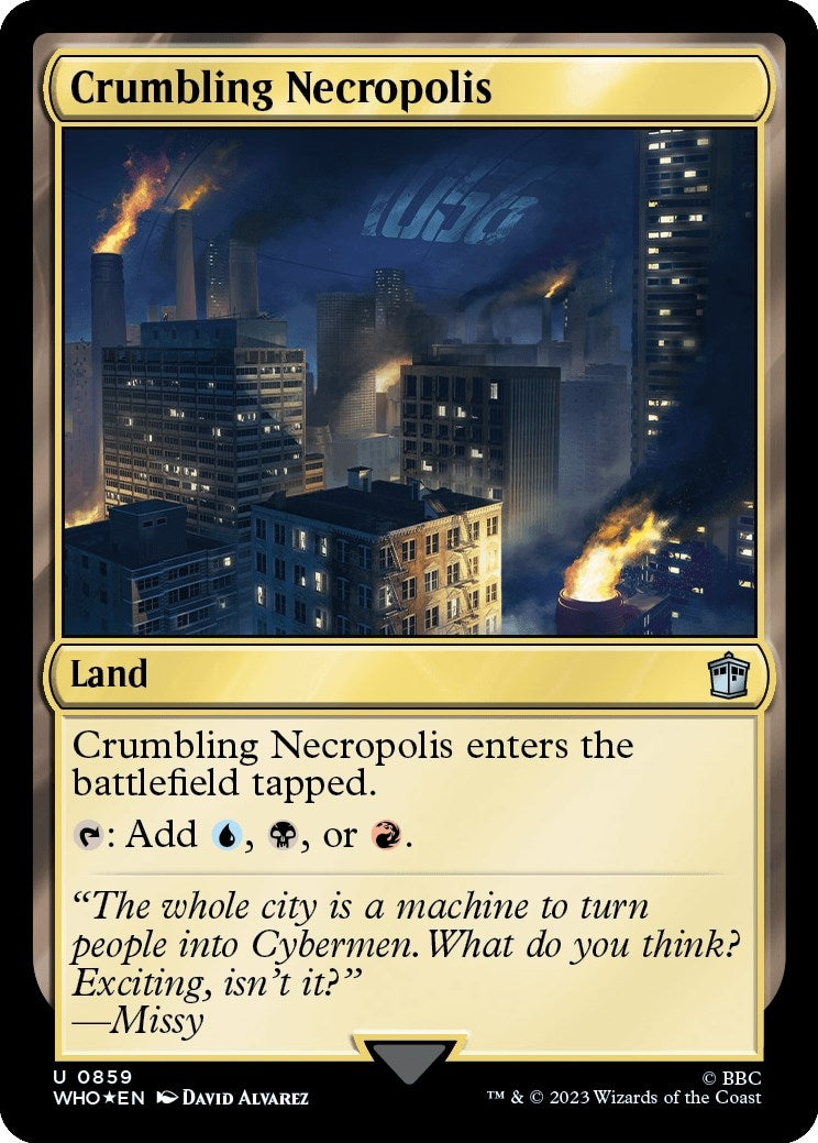 Image for Crumbling Necropolis (Surge Foil) (859) - Magic: The Gathering