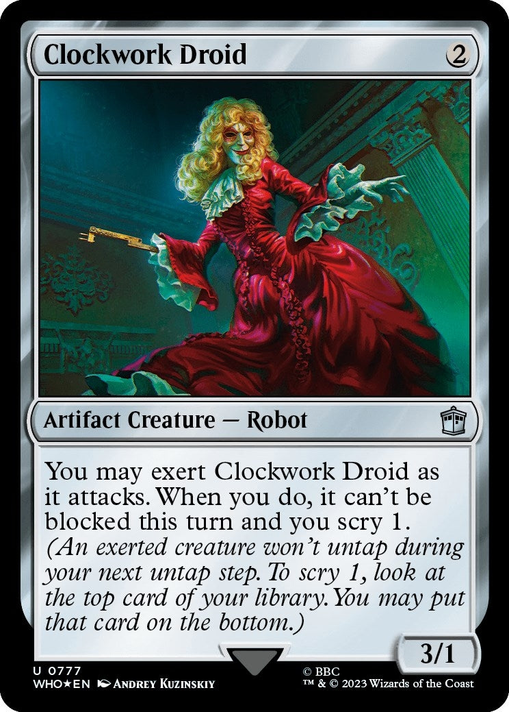 Image for Clockwork Droid (Surge Foil) (777) - Magic: The Gathering