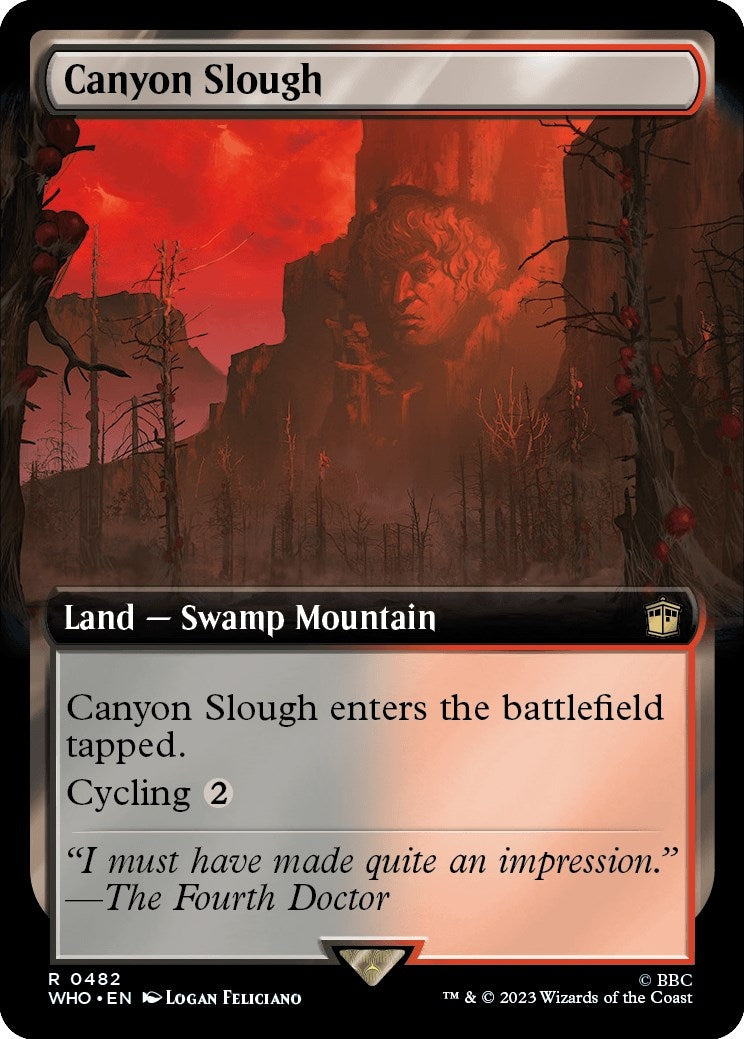 Image for Canyon Slough (Extended Art) (482) - Magic: The Gathering