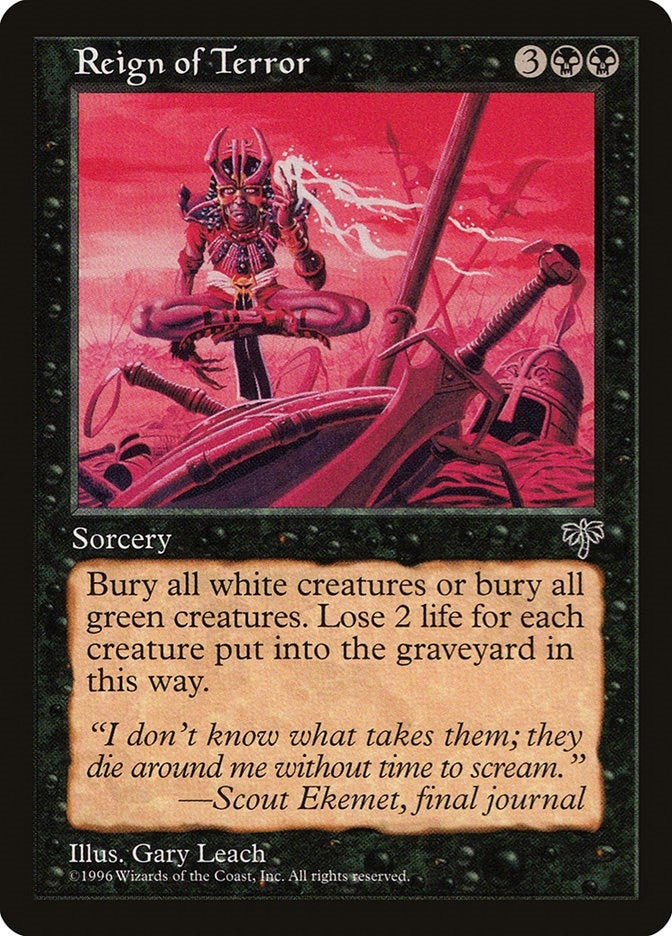 Image for Reign of Terror - Magic: The Gathering