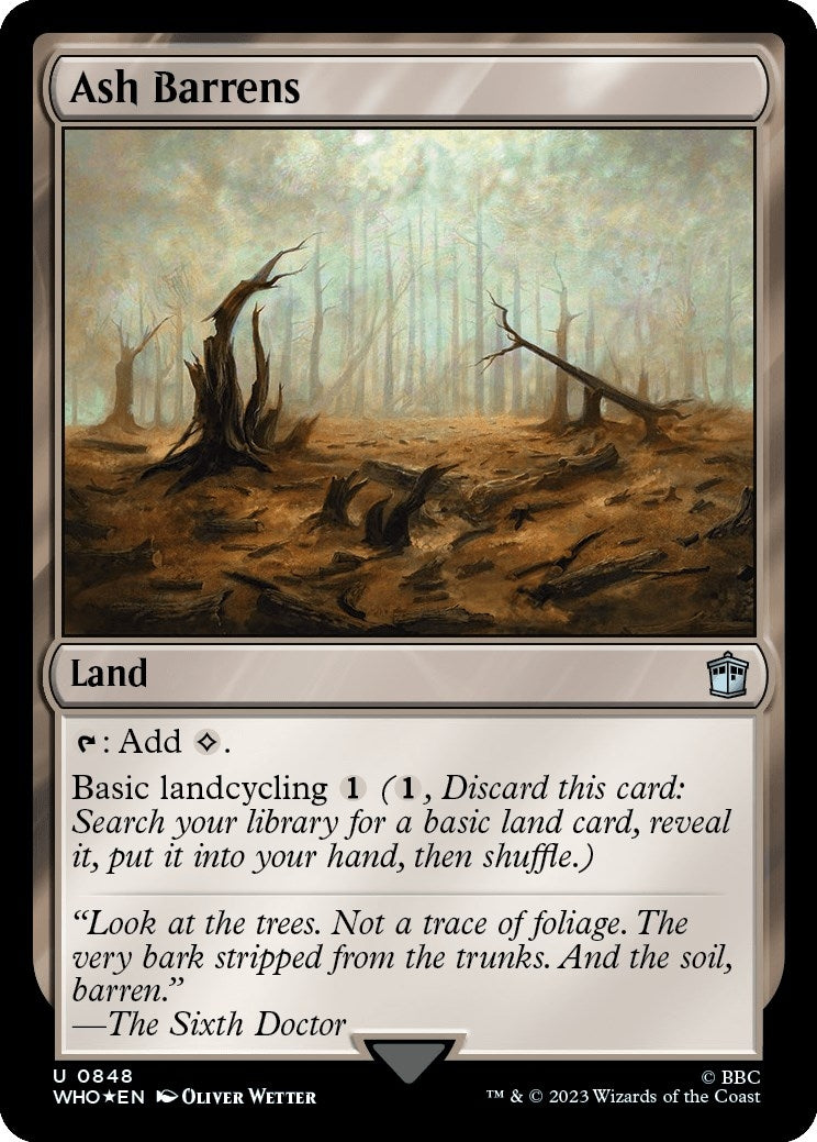 Image for Ash Barrens (Surge Foil) (848) - Magic: The Gathering