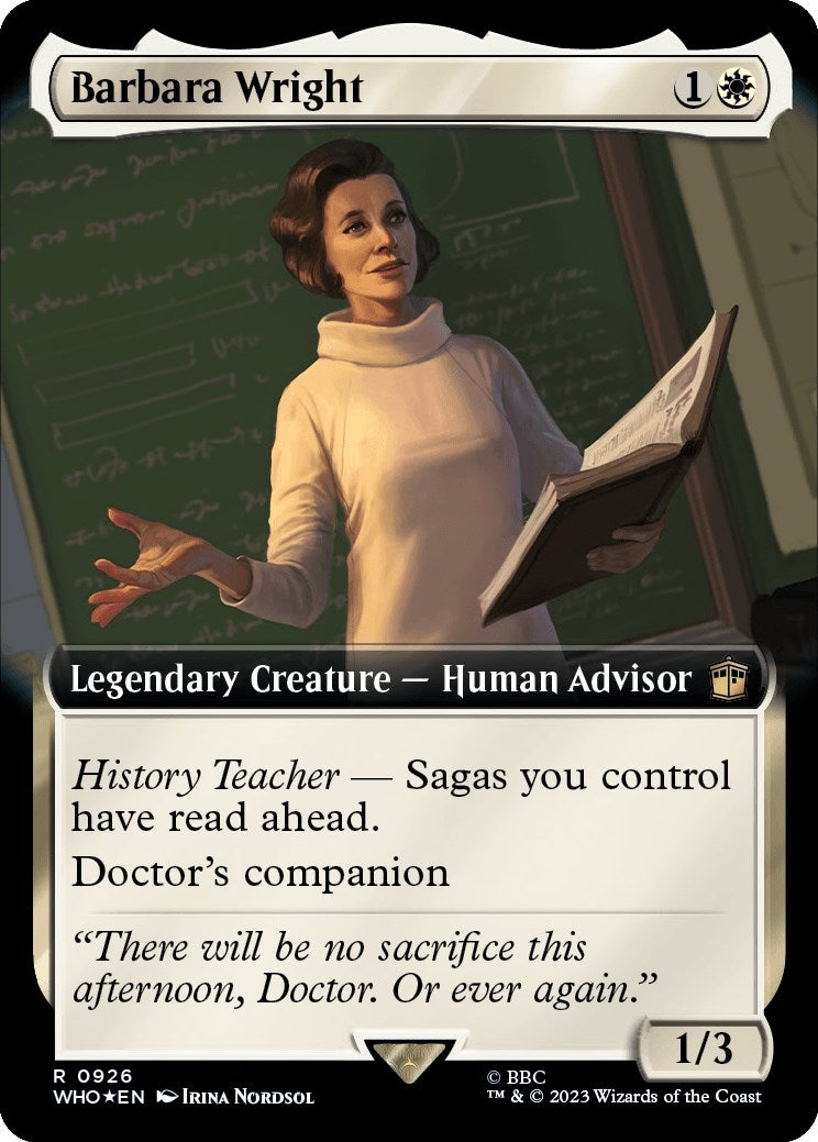 Image for Barbara Wright (Extended Art) (Surge Foil) (926) - Magic: The Gathering