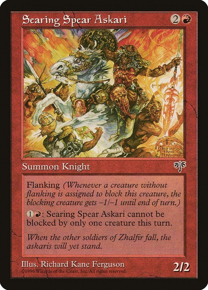 Image for Searing Spear Askari - Magic: The Gathering