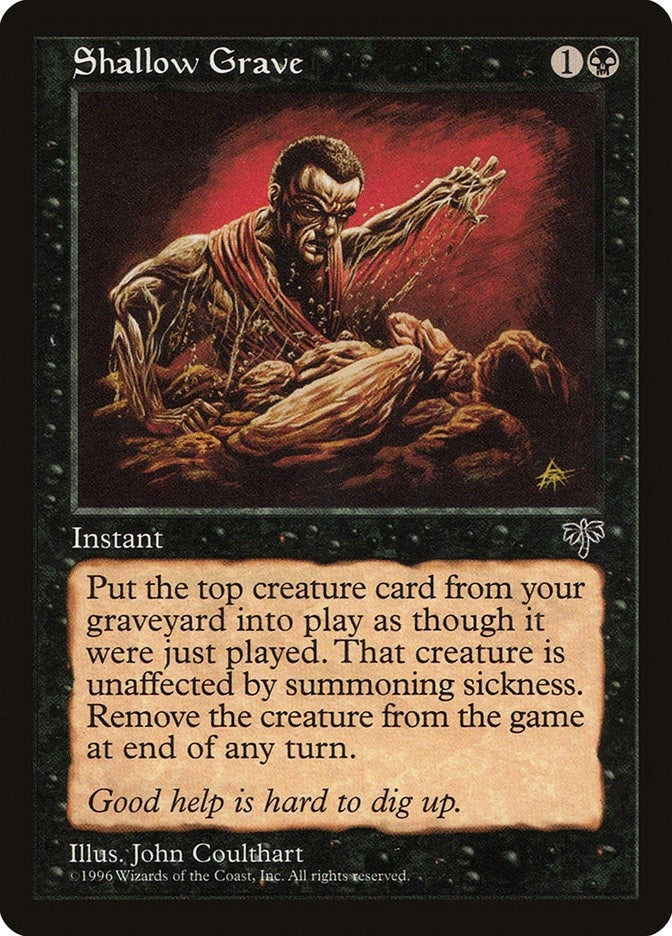 Image for Shallow Grave - Magic: The Gathering