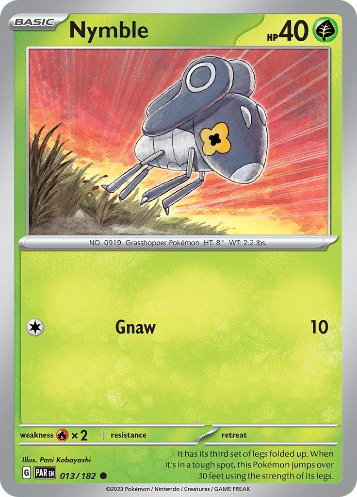 Image for Nymble (013/182) - Pokemon