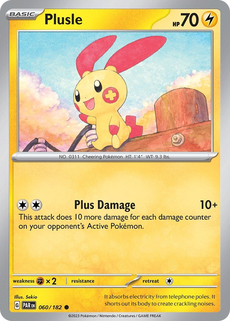 Image for Plusle (060/182) - Pokemon
