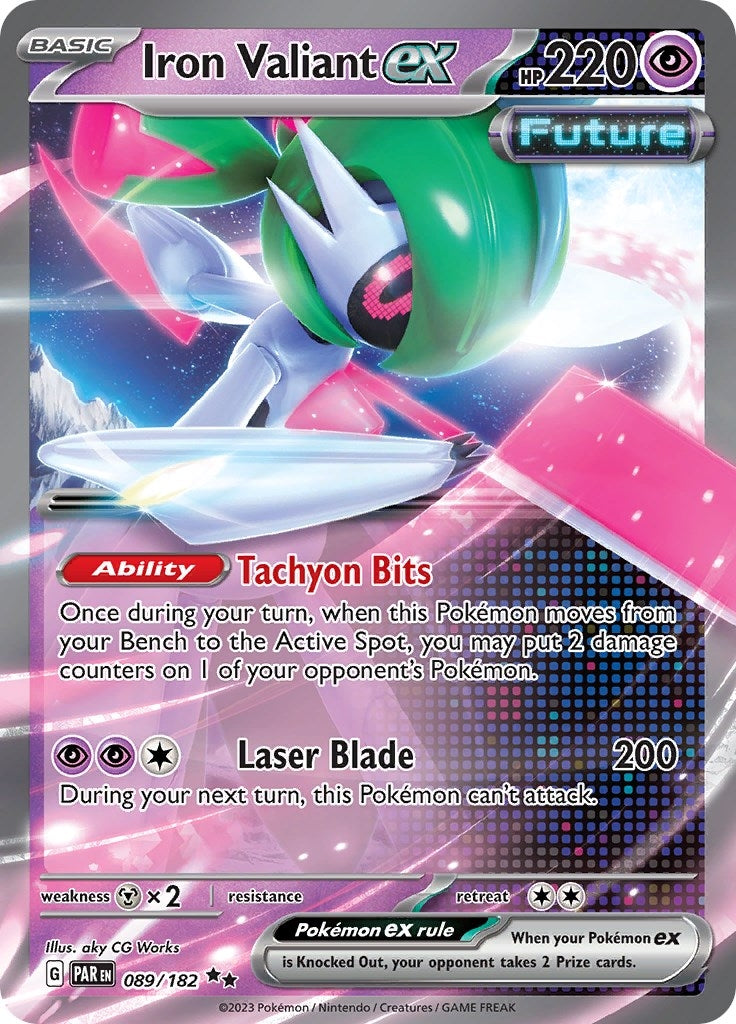 Image for Iron Valiant ex (089/182) - Pokemon