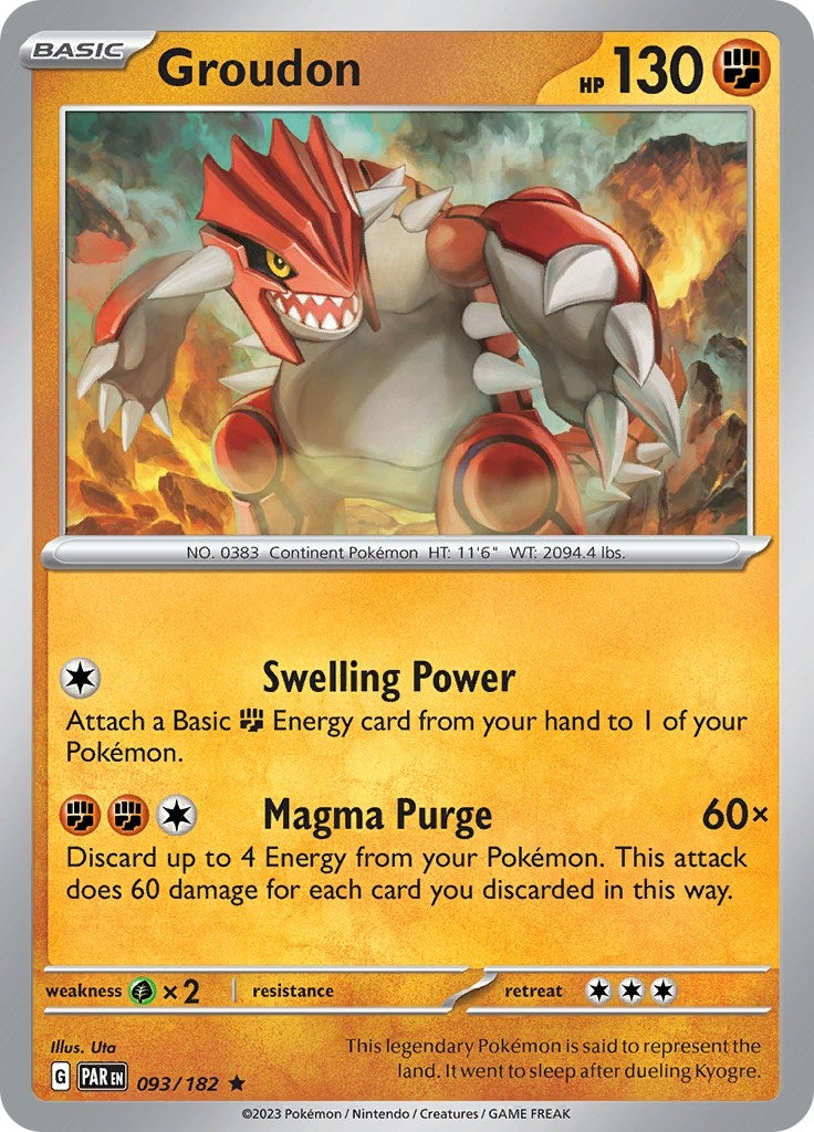 Image for Groudon (093/182) - Pokemon