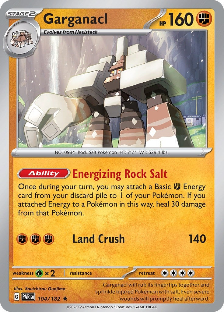 Image for Garganacl (104/182) - Pokemon
