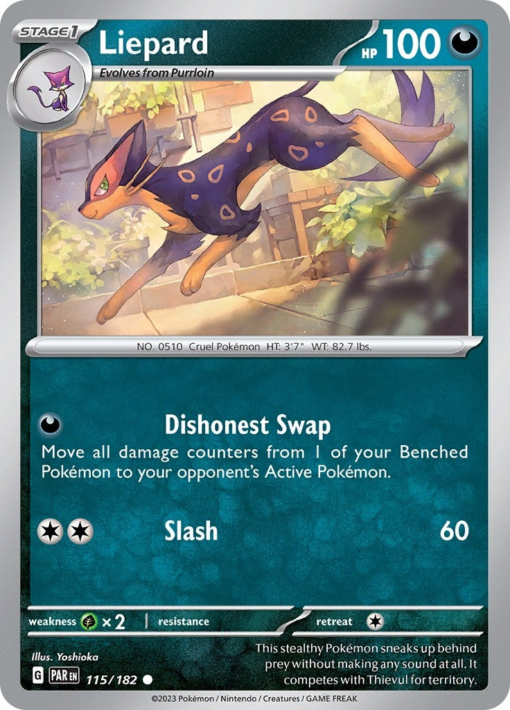 Image for Liepard (115/182) - Pokemon