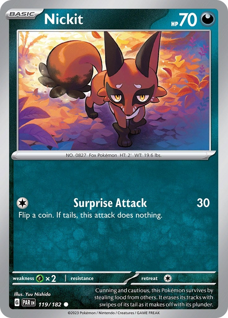 Image for Nickit (119/182) - Pokemon