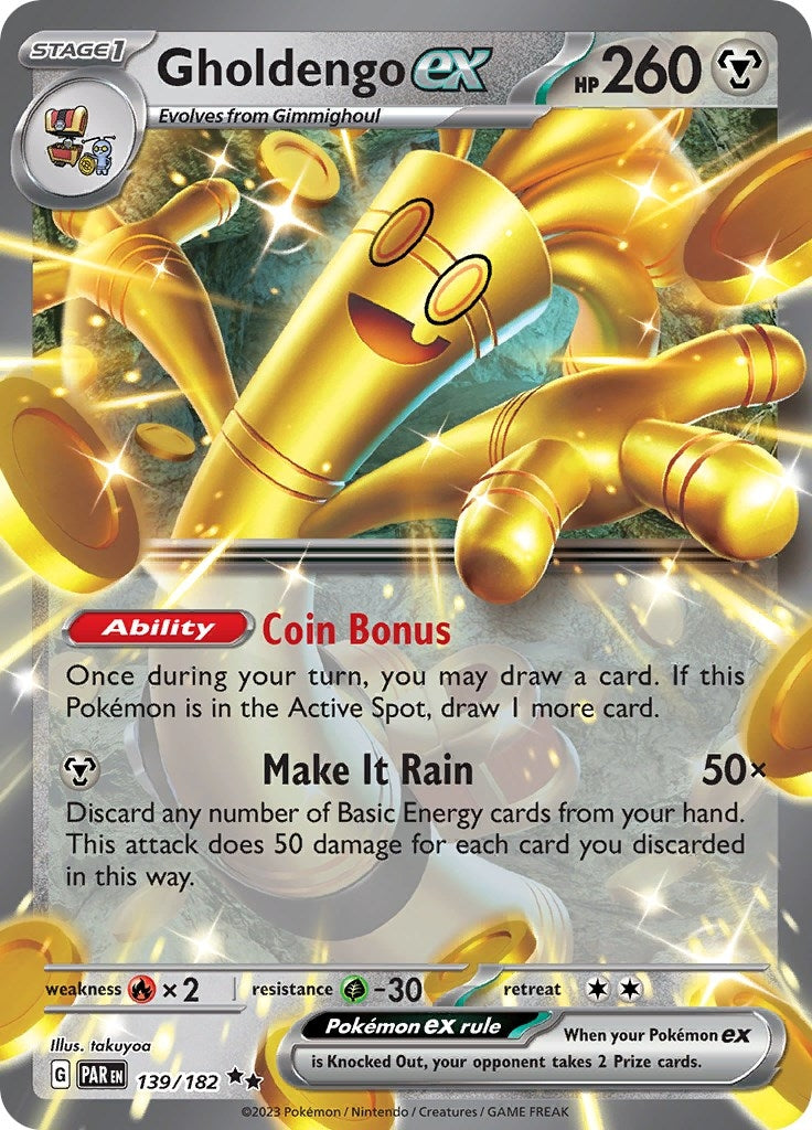 Image for Gholdengo ex (139/182) - Pokemon