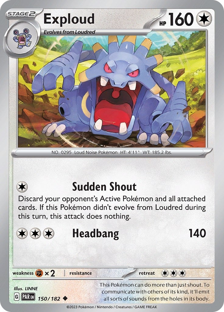 Image for Exploud (150/182) - Pokemon