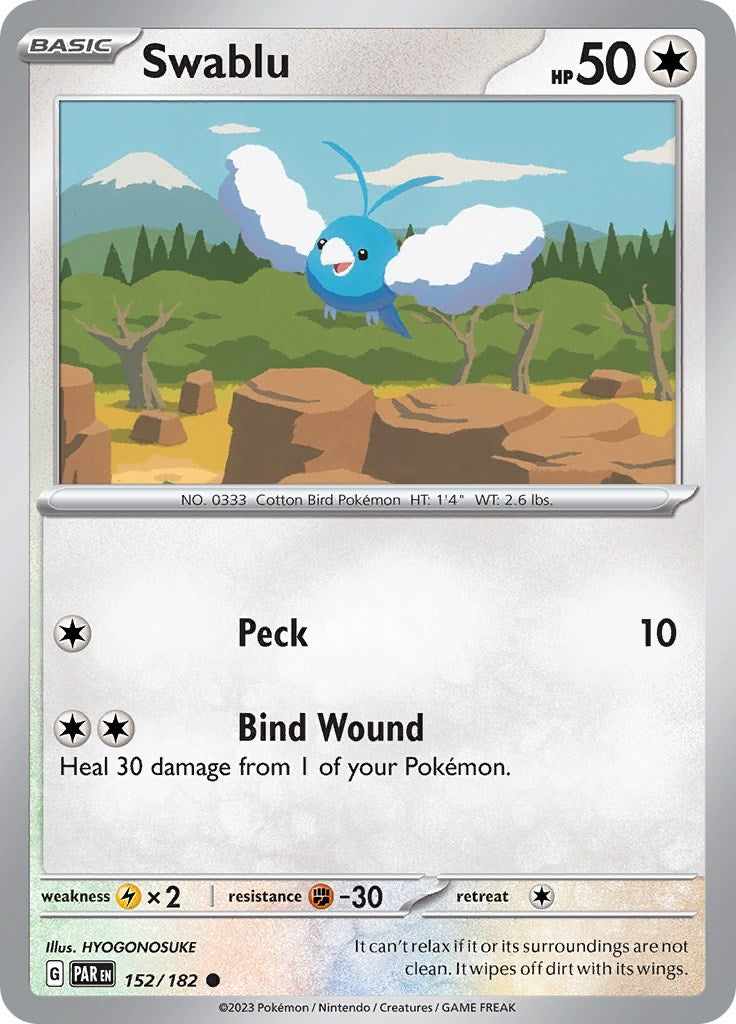 Image for Swablu (152/182) - Pokemon