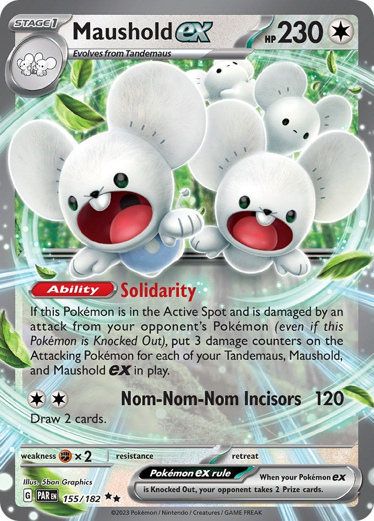 Image for Maushold ex (155/182) - Pokemon