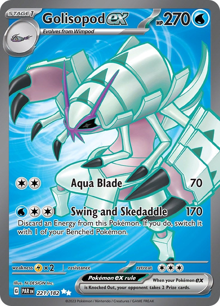 Image for Golisopod ex (221/182) - Pokemon