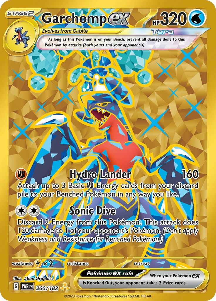 Image for Garchomp ex (260/182) - Pokemon