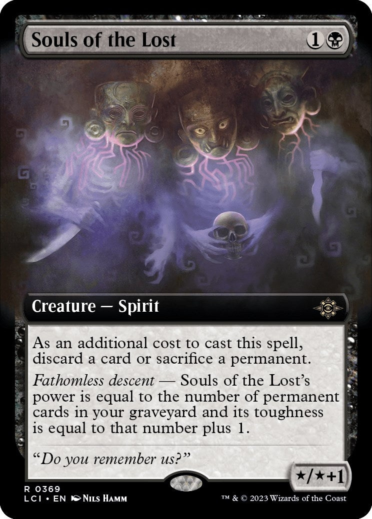 Image for Souls of the Lost (Extended Art) (369) - Magic: The Gathering
