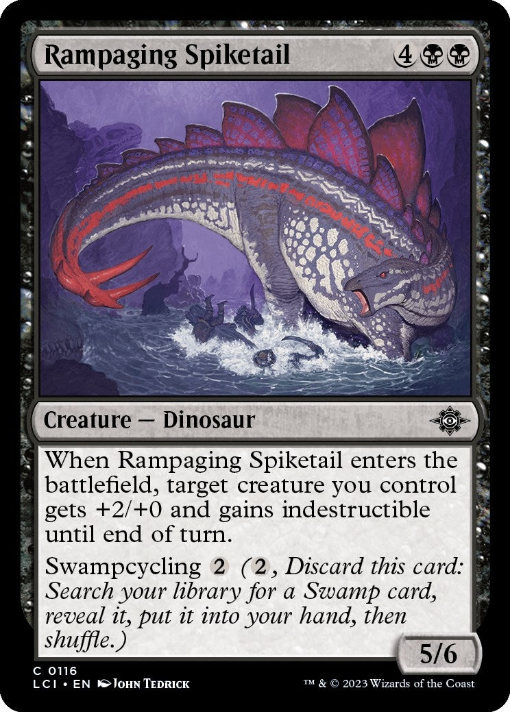 Image for Rampaging Spiketail (116) - Magic: The Gathering