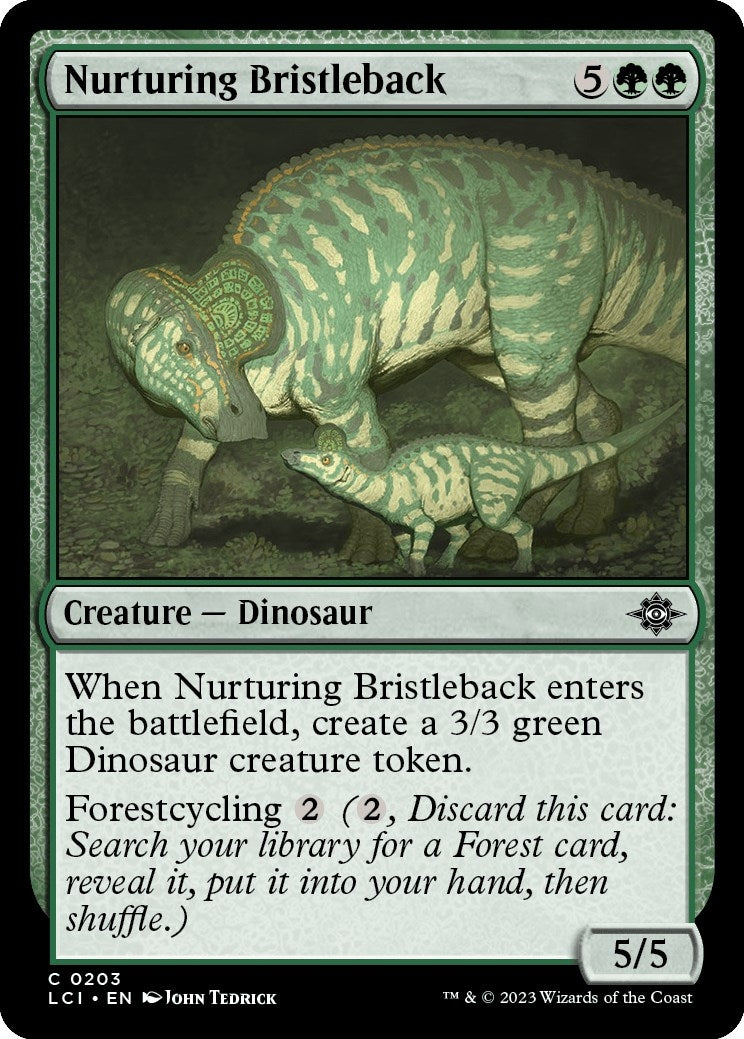 Image for Nurturing Bristleback (203) - Magic: The Gathering