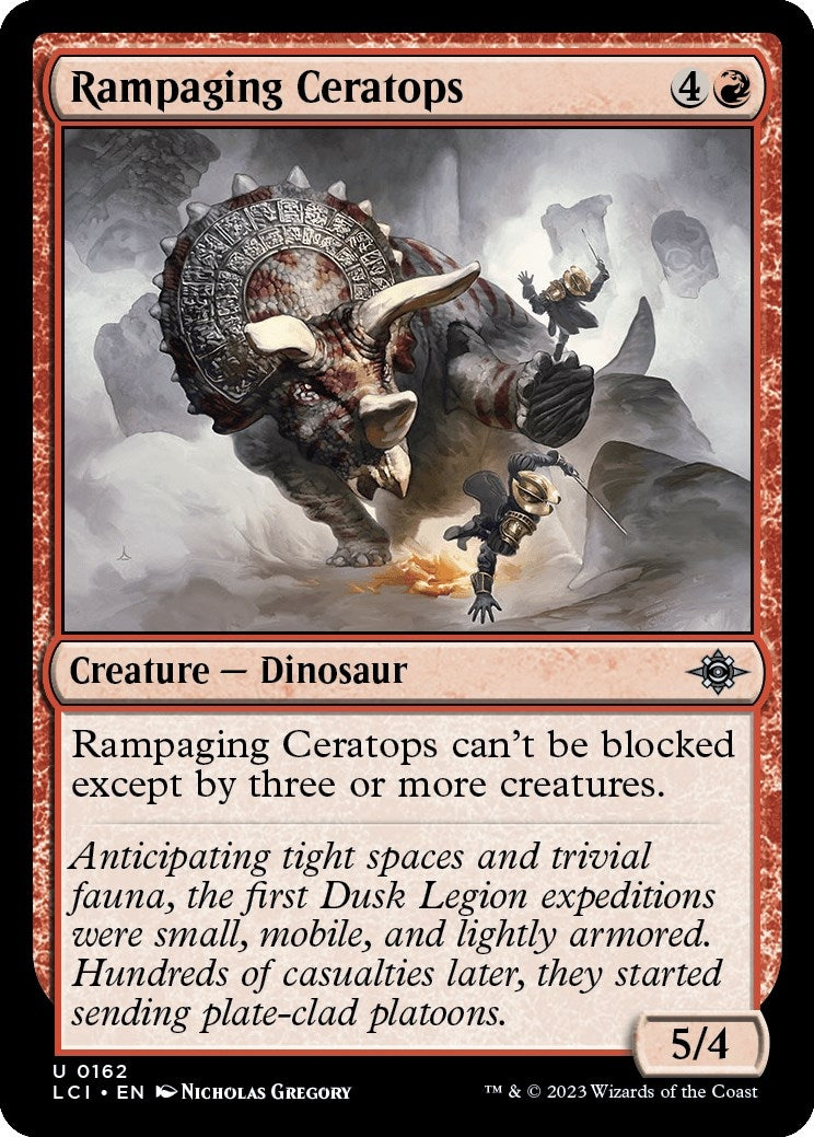 Image for Rampaging Ceratops (162) - Magic: The Gathering