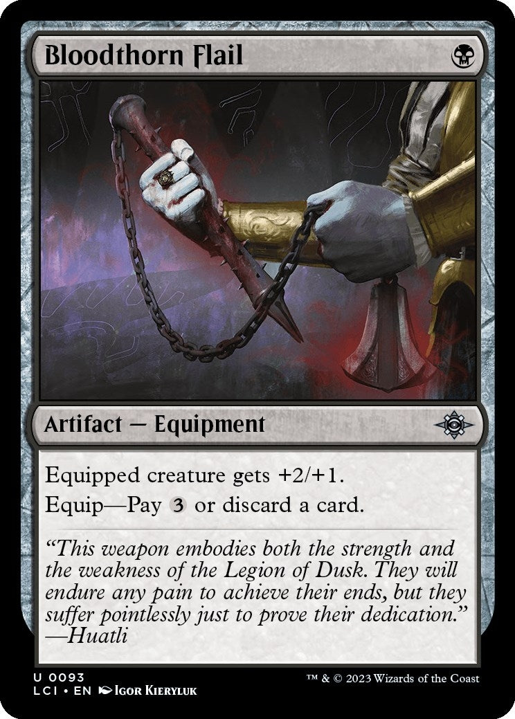 Image for Bloodthorn Flail (93) - Magic: The Gathering