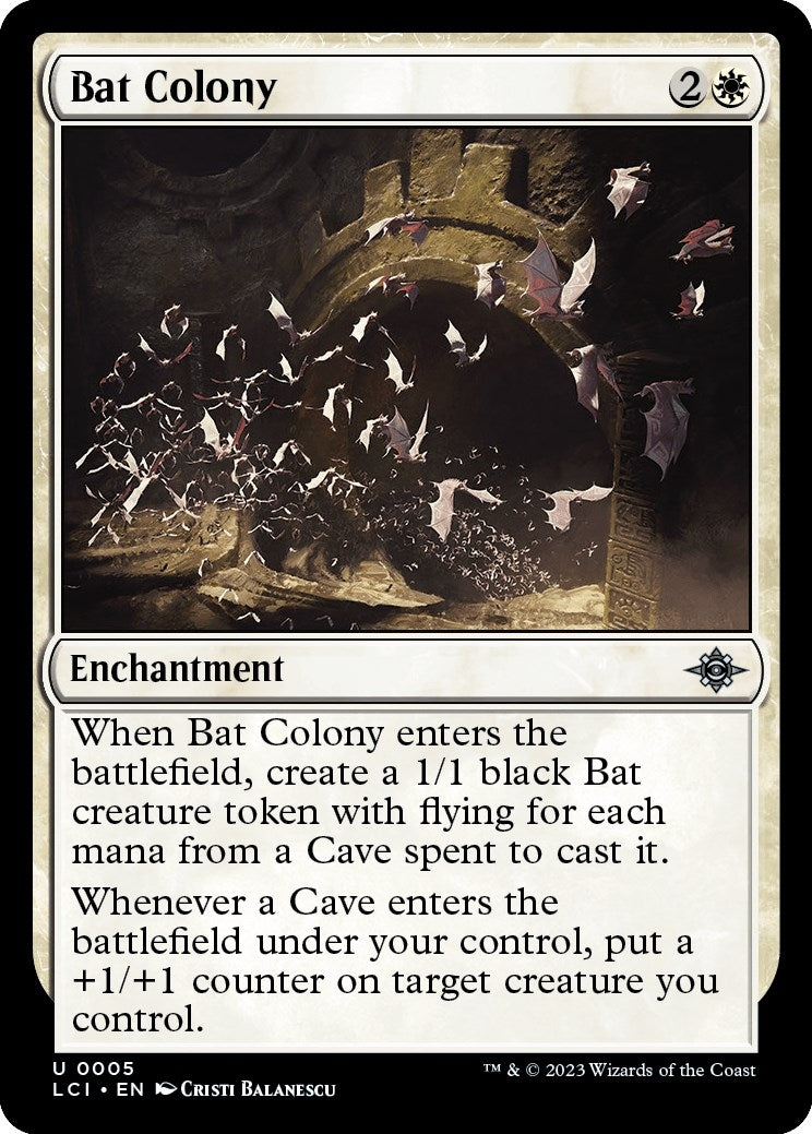 Image for Bat Colony (5) - Magic: The Gathering