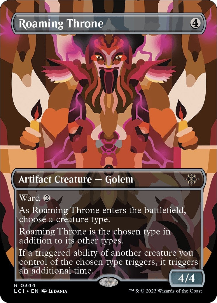 Image for Roaming Throne (Borderless) (344) - Magic: The Gathering