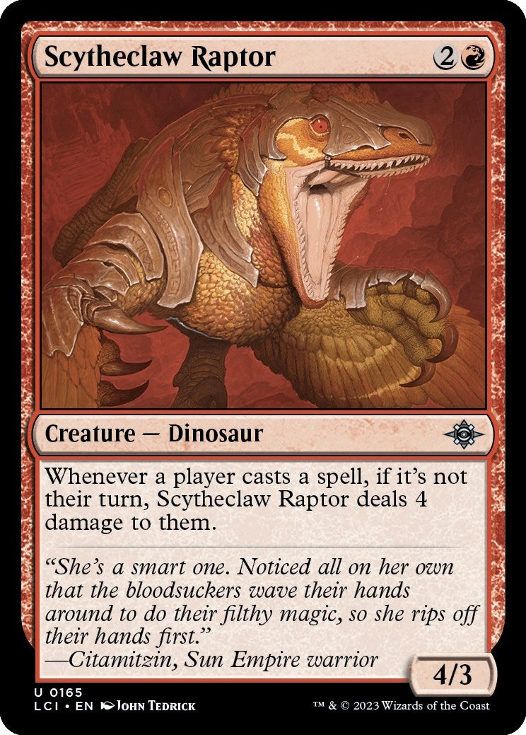 Image for Scytheclaw Raptor (165) - Magic: The Gathering