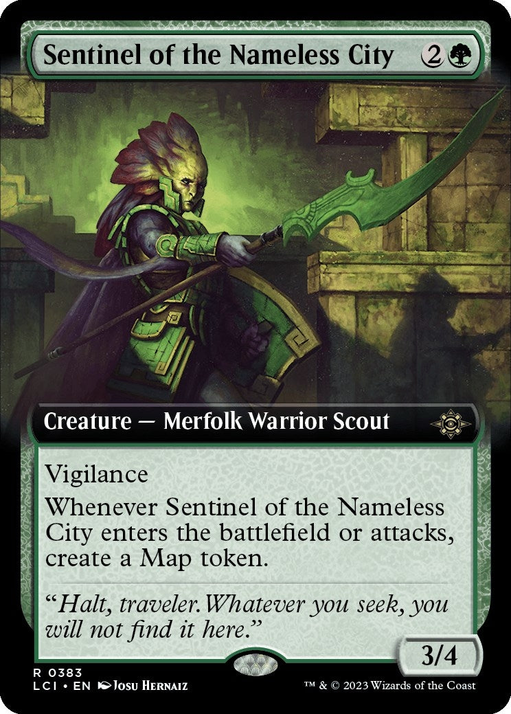Image for Sentinel of the Nameless City (Extended Art) (383) - Magic: The Gathering