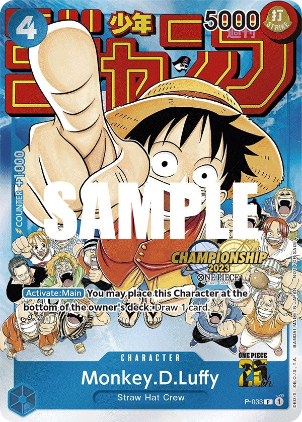 Image for Monkey.D.Luffy (CS 2023 Event Pack) (P-033) - One Piece Card Game