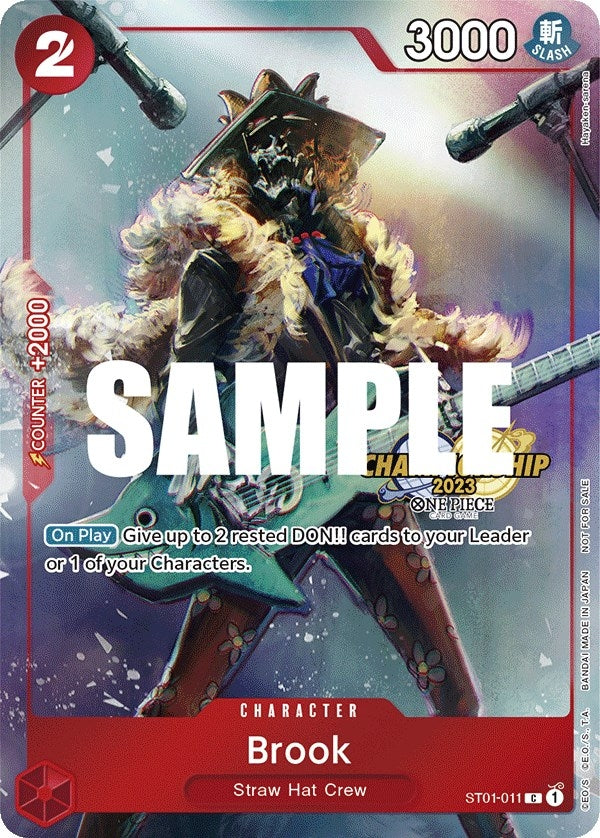 Image for Brook (CS 2023 Celebration Pack) (ST01-011) - One Piece Card Game