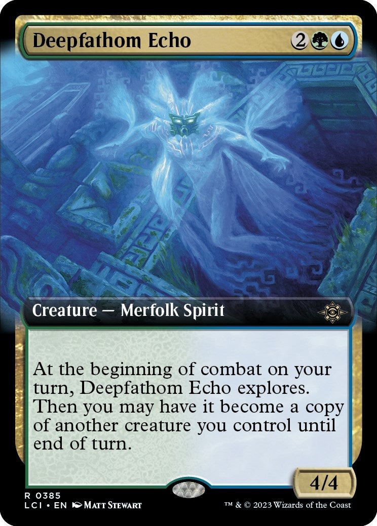 Image for Deepfathom Echo (Extended Art) (385) - Magic: The Gathering