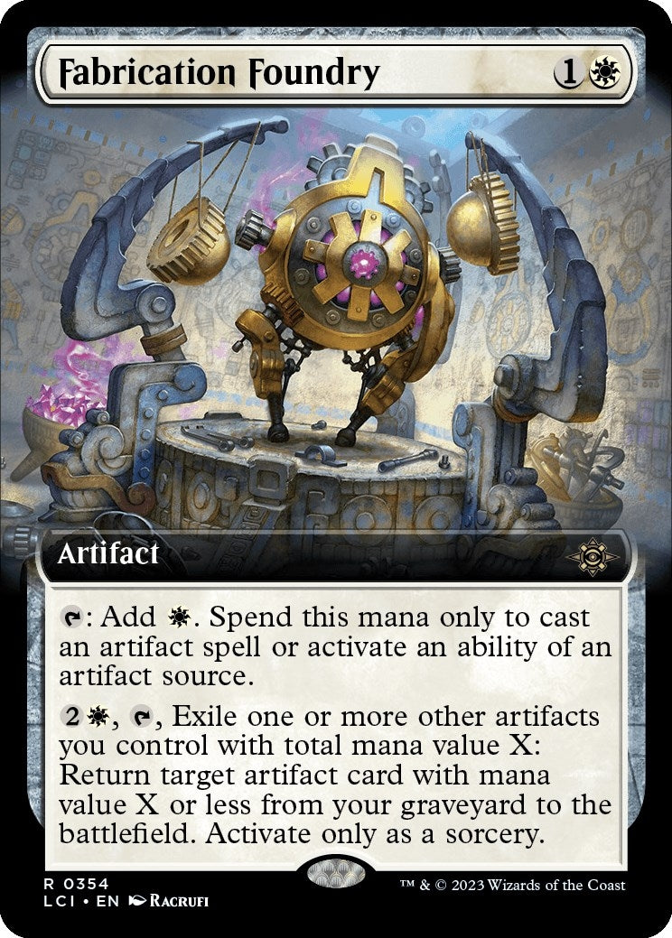 Image for Fabrication Foundry (Extended Art) (354) - Magic: The Gathering