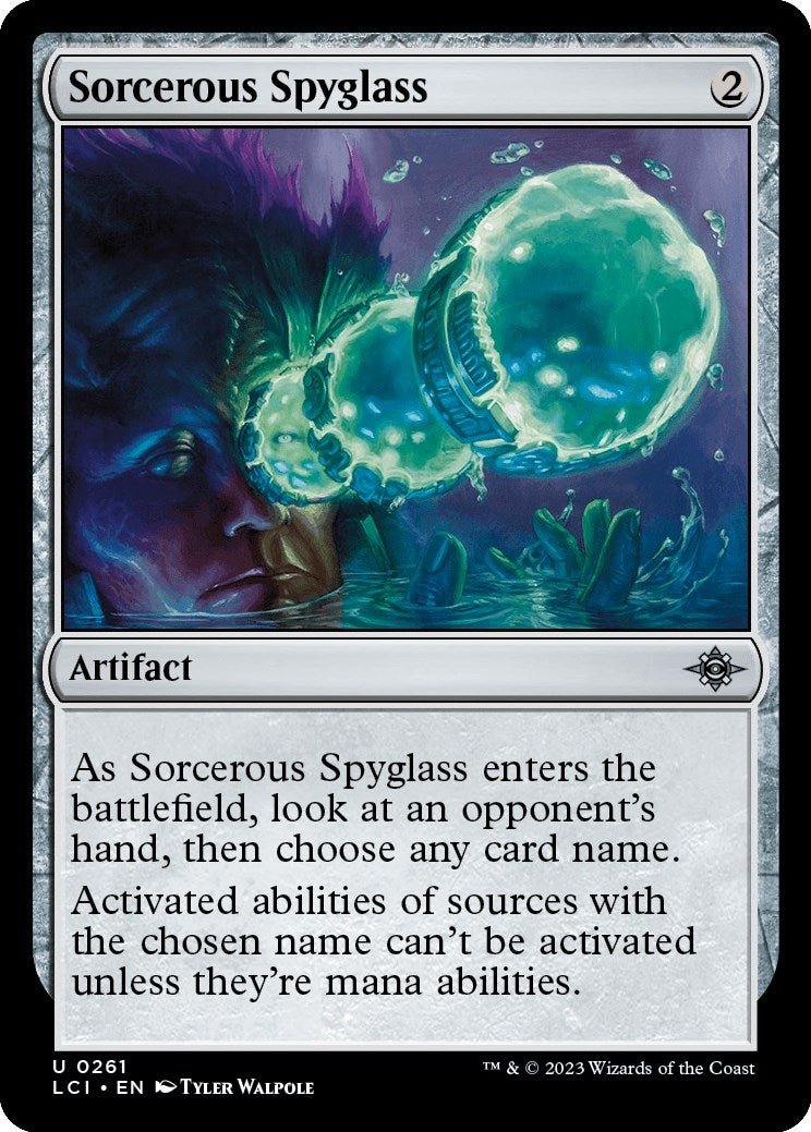Image for Sorcerous Spyglass (261) - Magic: The Gathering